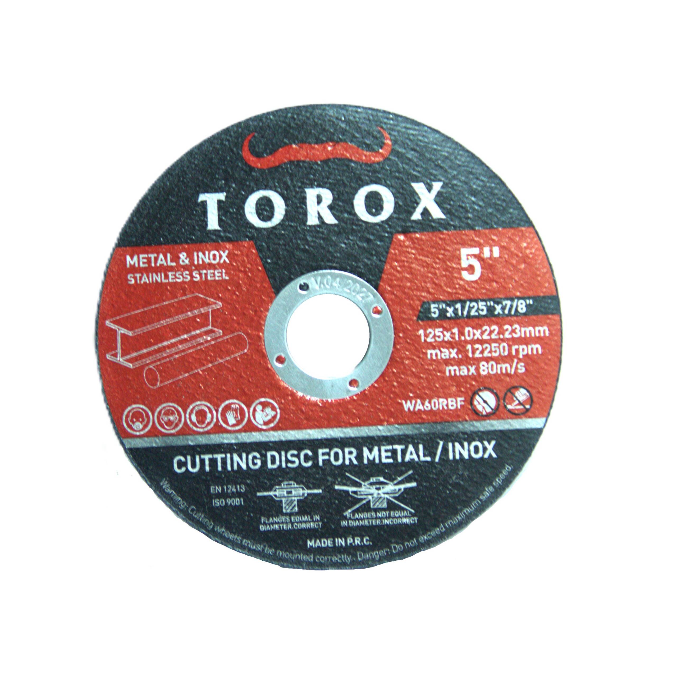 TOROX CUTTING DISC  4 1/2'' 1MM
