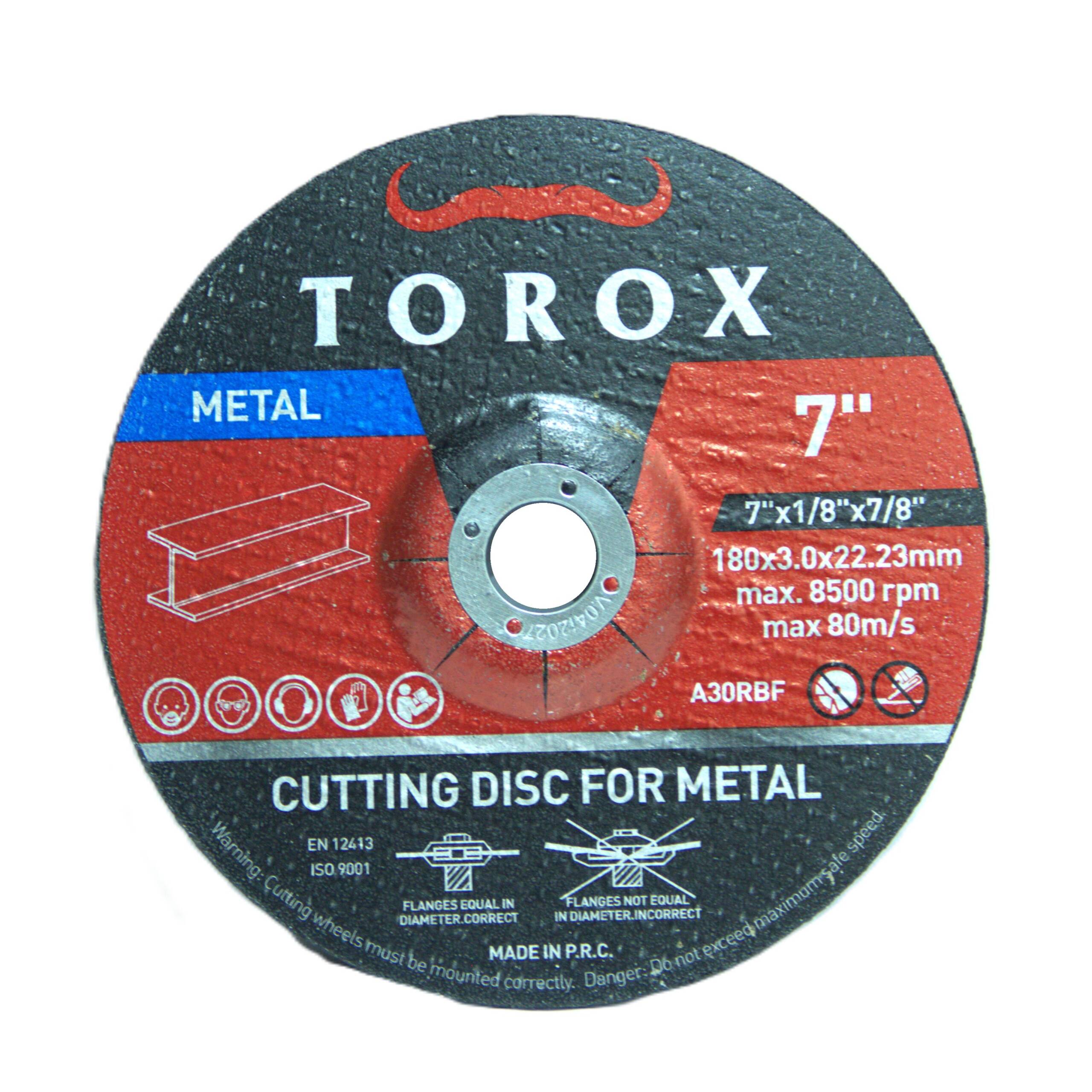 TOROX CUTTING DISC 7'' X 3 MM