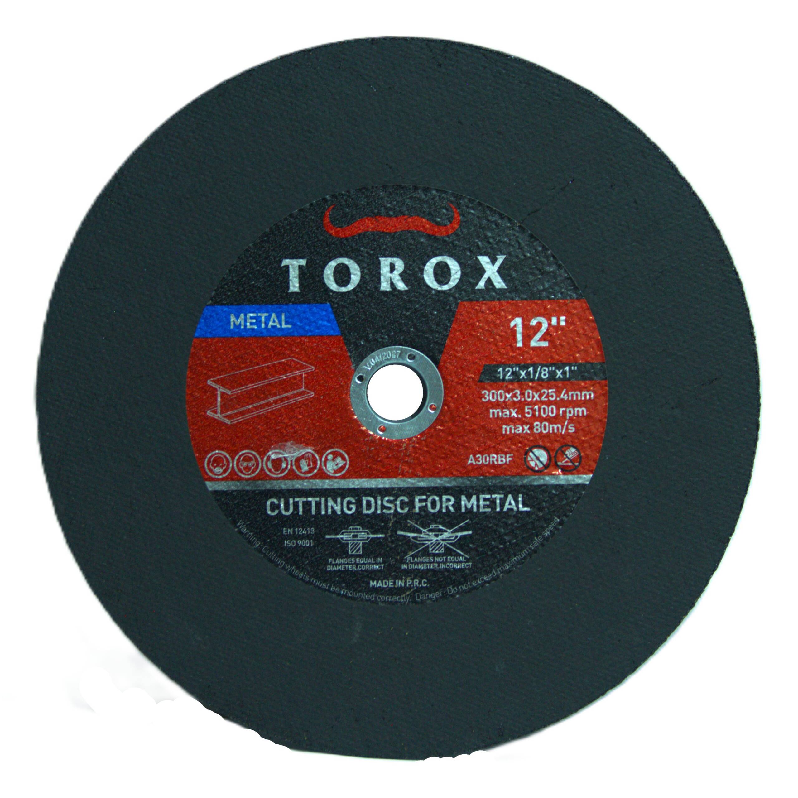 TOROX CUTTING DISC 12'' X3 MM